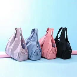 Duffel Bags Women Sport Handbag Oxford Waterproof Large Capacity Multifunktion Kvinnlig Single Shoulder Solid Simple Portable Travel