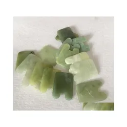 Massage Stones Rocks Drop Modern Natural Square Shape Masr Jade Stone Guasha Gua Sha Board Hand Relaxation In Stock Delivery Healt Dheha