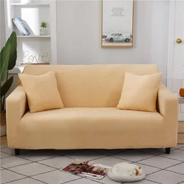 Stuhlhussen 1/2/3/4 Sitze Einfarbig Sofa für Wohnzimmer Ecke L-Form Protector Couch Sofas Cover Slipcover Home
