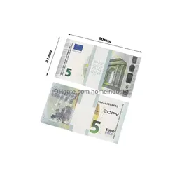 Outros suprimentos de festa festiva 2022 Fake Money Banknote Prop Moneys Sublimação Blanks Atacado Um Favor Filme Euro Drop Delivery Ho DhygrDVBT