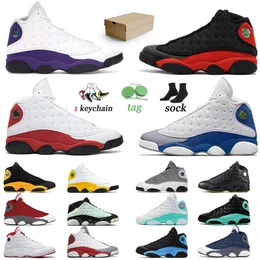 Top Fashion 13s Basketball Shoes French Blue Sneakers Jumpman 13 Bred Chicago Houndstooth Altitude University Gold Del Sol Red Flint Men Women J13 Trainers Sports