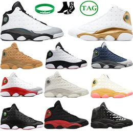 Designer 13s Sapatos masculinos de basquete Mulheres plataformas de sapatos esportes de t￪nis de corrida t￪nis de malha respir￡vel panda preto treinador branco de alta qualidade preto branco