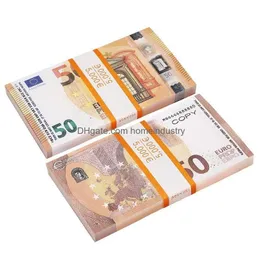 Andere festliche Partyzubehör 2022 Fake Money Banknote Prop Moneys Sublimation Blanks Großhandel A Favour Movie Euro Drop Delivery Ho DhygrSGOM