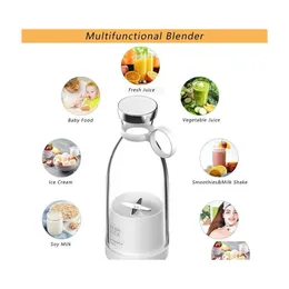 Manual Juicers Usb Mini Portable Blender Juicer Food Shake Vegetable Fruit Cup Mtifunctional Personal Handheld Juice Sea Freight Inv Dhlwp