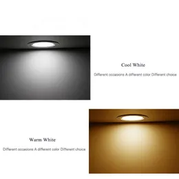 LED Downlight 5W 9W 12W 15W 7W Lâmpada de teto redonda AC 220V-240V Iluminação interna Branco branco quente branco