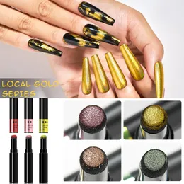 Nail Glitter MEET ACROSS 0.5g Powder Cushion Pen Holographic Laser Mirror Art Chrome Air Magic