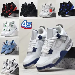 Jumpman Basketball Shoes 4 4s Military Black for men women Cat Red Thunder Game Royal University Blue White Oreo Fire red Pure Money mens Sports sneakers Trainers