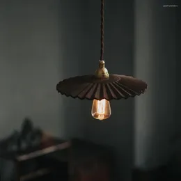 Hängslampor trä hängande lampor loft industriell lampa sovrum vintage ljusarmatur hanglamp koppar penant armatur suspendu