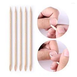 Kit per nail art 10/20pcs Women Lady Lady End Stick Wood Stick Pusher Remover Pedicure Professional Nails Strumento