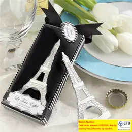 Prezent La Tour Eiffel Tower Chrome Can Piwo Bottle Opener Party Favor LZ0045