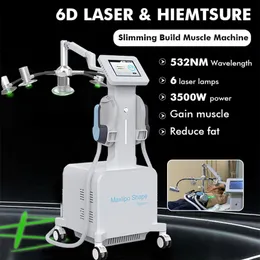 Máquina de emagrecimento a laser 6D de alta qualidade, queima de gordura HIEMT EMSlim, perda de peso, construção muscular, modelagem corporal, equipamento de remoção de celulite