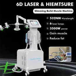 EMSlim HIEMT Dispositivo de emagrecimento Body Shaping Building Muscle 6D Lipolaser Redução de celulite Perda de peso Queima de gordura Máquina de terapia a laser
