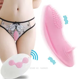 Güzellik Ürünleri Seksi Oyuncak G Spot Klitoris Stimülatörü Skineat Kadın Görünmez Vibratör Panties Kadınlar için Dildo Giymek Yetişkin Oyun Oyunu