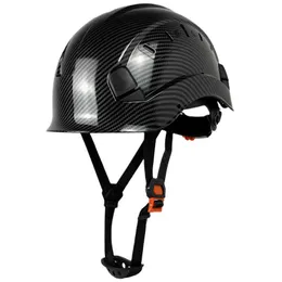カーボンファイバーパターンCE EN397エンジニアエンジニアリング用の安全ヘルメット