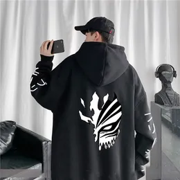 Herren Hoodies Sweatshirts Anime Bleach Hoodies Casual Kapuzen Sweatshirt Harajuku Lose Hoody Streetwear Oversize Männer Frauen Kleidung 230114