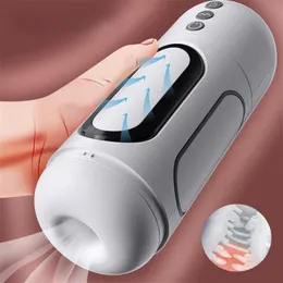 Sex toy Massager Real Vagina Blowjob Masturbators Male Automatic Suck Masturbation Cup Vacuum Oral Sex Machine Sex Toy Men 18