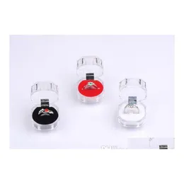 Smyckel￥dor 3 f￤rger Package Ring Holder Earring Display Box Acryl Transparent br￶llop F￶rpackning Lagring Drop Leverans OTN0I