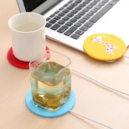 Carpets Power Suply Tea Coffee Cup Mug Warmer Heating Mat Pad Coasters For Office MAZI888Carpets