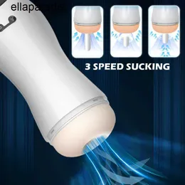 Erwachsene Massagegerätsseckvibrierendes automatischer Mann Masturbator Silikon Muschi Vaginas für Männer echte Blowjob Sex Toys Maschine