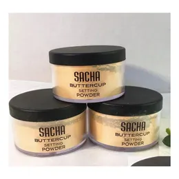 Ansiktspulvermakeup Sacha Buttercup Seting Matte Loose Oilcontrol Lightens Natural Color 35G Drop Delivery Health Beauty Dhtim