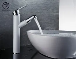 Badrumsvaskkranar Krigare Mässing Chrome Gold Borsted Mixer Tap Vanity and Cold Pull Out Water