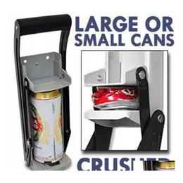 Openers 16 Oz Aluminum Can Crusher Bottle Opener Heavy Duty Metal Wall Mounted Soda Beer Smasher Ecofriendly Recycling Tool T200323 Dhcy2