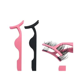 Eyelash Curler Drop Magnetic False Tweezer Fake Eye Lash Applicator Extension Clamp f￶r Magnet Eyelashes Makeup Tool Leverans H DH26F