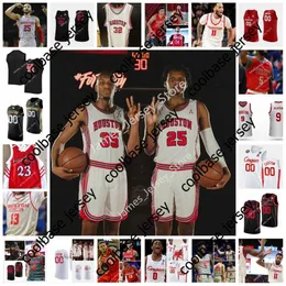 NCAA Custom Uh Houston Cougars College Basketball Jersey 5 Ja'Vier Francis 25 Josh Carlton 1 Jamal Shead 52 Kiyron Powell 0 Marcus Sasser