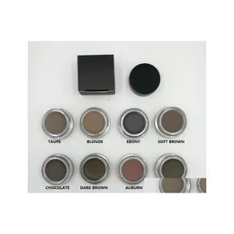 Eyebrow Enhancers Pomade Waterproof Makeup Eye Brow Cream 8 Colors With Retail Package Drop Delivery Health Beauty Eyes Dhjtn