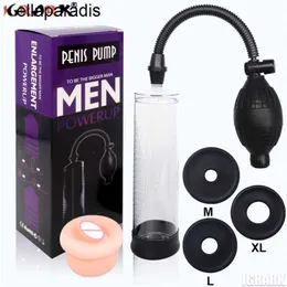 Vuxen massager sexleksaker för män penis vakuumpump utvidgning kuk förlängare öka längden förstorare manliga vuxna sexiga erotiska produkter