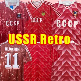 soccer jerseyS 1987 1988 1989 1990 Soviet Union Retro Aleinikov football shirt 87 88 89 90 USSR Belanov jerseys Protasov Zavarov Classic maillot de foot