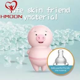 NXY Vibratori HMOON Piggy Tongue Leccare Clitoride Succhiare Stimolatore del vuoto femminile Massaggiatore vaginale Articoli per adulti Giocattoli del sesso per le donne