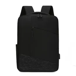 Rucksack Herren Casual Business Laptop Männlich USB-Buchse Teen Student Schultasche Damen Tägliche Arbeitstasche Schwarz Grau Blau