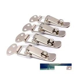 Other Door Hardware 4Pcs Stainless Steel Spring Loaded Toggle Box Trunk Catches Hasps Clamps Drop Delivery Home Garden Building Suppl Otw24