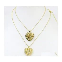 Pendant Necklaces 5 Pcs Heart Shape Necklace Jewelry Accessories Charms For Women Design 8433 Drop Delivery Pendants Dh7O0