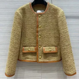여성 디자이너 CE 재킷 New Tweed Short Jacket Tops A91