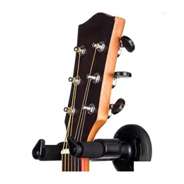 Hooks Rails Usef Electric Guitar Wall Hanger Holder Stand Rack Hook Mount för olika storlek Black Bass Accessorie Drop Delivery Hom Dhdck