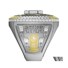 Three Stone Rings 20212022 Astros World Houston Baseball Championship Ring No.27 Altuve No.3 Fans Regalo Tamaño 11 Drop Delivery Jewelry Dhyvz