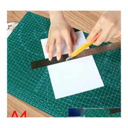 Craft Tools A4 Cutting Pad Diy Art Carving Knife Leather Scpture Engraving Cutter 360 Rotating Blade Papercutter Drop Delivery Home Otalz