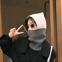 사이클링 캡 여성 Balaclava 스카프 흑자 모자 바람 방전 니트 페이스 커버