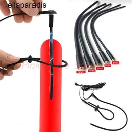 Adult massager Electro Shock Penis Plug Cock Ring Electric Stimulation Sex Urethral Toys Urethra Dilator Male Masturbation Accessories