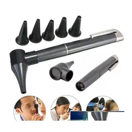 Andra hush￥lls￥lder Pro LED otoscope f￶rstoringslins klinisk ficklampa penna medicin