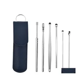 イヤーケアサプライ6 PCSクリーナーワックスピッカーEarpick Remover Curette