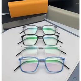 Солнцезащитные очки рамы высокой Quatity Denmark Brand Blankes Рамки чистые титановые очки для очков, мужчина, женщина, рецепт, оптические линзы 2023