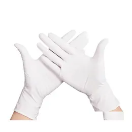 Disposable Gloves Chemical Resistant Rubber Nitrile Latex Work Housework Kitchen Household Cleaning Car Repair Tattoo Wash Drop Deli Dhj3G