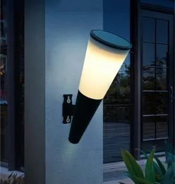 Outdoor Wall Lamps Solar Lamp RGB Torch Light Waterproof No Wiring Control Decorative Lights For Gardens Corridors Courtyards