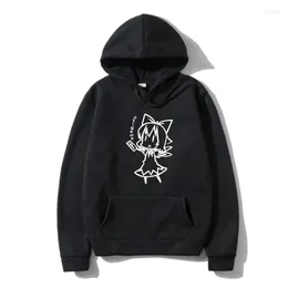 Hoodies masculinos Hoodi mass de roupa de estilo e estilo de estilo quente e quente desenho de estilo touhou projec cirno zunsf sitcoms zun