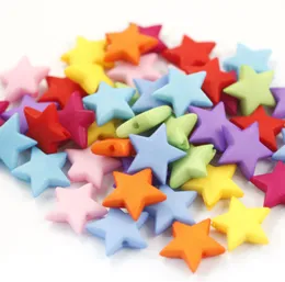 En son Boncuklar 9mm Şeker Renk Beş Noktalı Yıldız Boncuk Bahar Renk Diy Takı Aksesuarları Malzemeleri, Seçilecek Birçok Stil, Özelleştirilmiş Logoyu Destekle