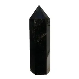 Figurine decorative Oggetti Natural Crystal Quartz Healing Tower Obsidian Obelisk Point per la decorazione della casa decorativa