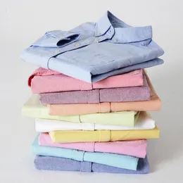 여자 블라우스 여성 상판 및 2023 캐주얼 긴 소매 면화 옥스포드 화이트 셔츠 blusas ladies office 고품질